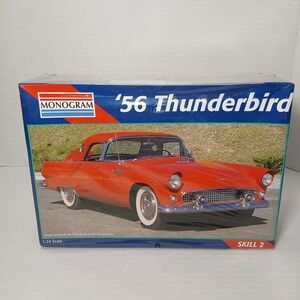 NIB Sealed 1956 Thunderbird Model Kit  by Monogram In  1/24 Scale ISSUED IN 1995